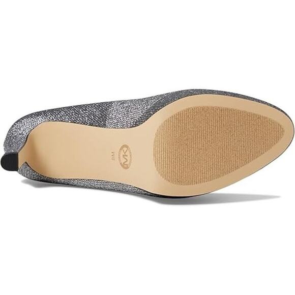 MICHAEL Michael Kors Chantal Platform Pump Heel Pointed Toe Silver Size 7M NWB - Picture 4 of 12